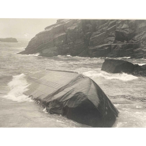 182 - Shipwreck Photographs Porthgwarra, Porthcurnow, Mounts Bay and Lands's End &c. &c. Three views of th... 