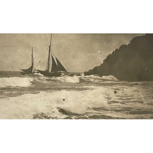 182 - Shipwreck Photographs Porthgwarra, Porthcurnow, Mounts Bay and Lands's End &c. &c. Three views of th... 