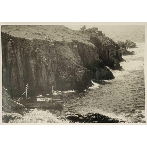 182 - Shipwreck Photographs Porthgwarra, Porthcurnow, Mounts Bay and Lands's End &c. &c. Three views of th... 