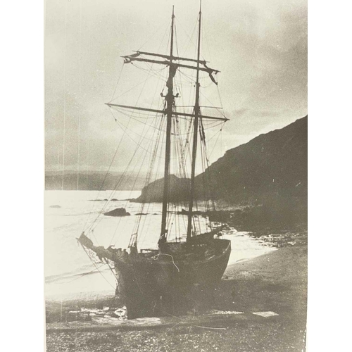 183 - Shipwreck Photographs Fowey, Looe, St Loy &c. &c. Three views of the 'South America', wrecked at St ... 