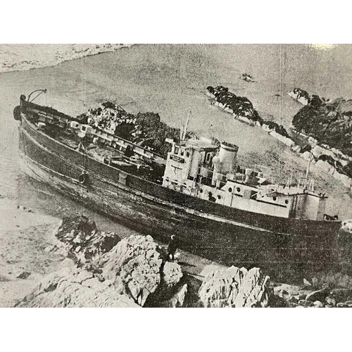 185 - Shipwreck Photographs The Isles of Scilly. A collection of 'Gibson' of printed photographs. The wrec... 