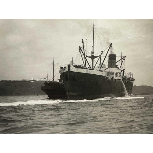 186 - Shipwreck Photographs The Lizard, Porthoustock, Coverack &c. &c. Five masted German owned schooner '... 