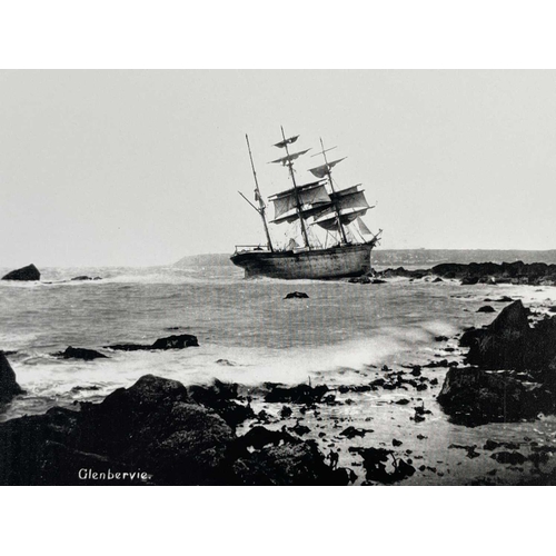 186 - Shipwreck Photographs The Lizard, Porthoustock, Coverack &c. &c. Five masted German owned schooner '... 