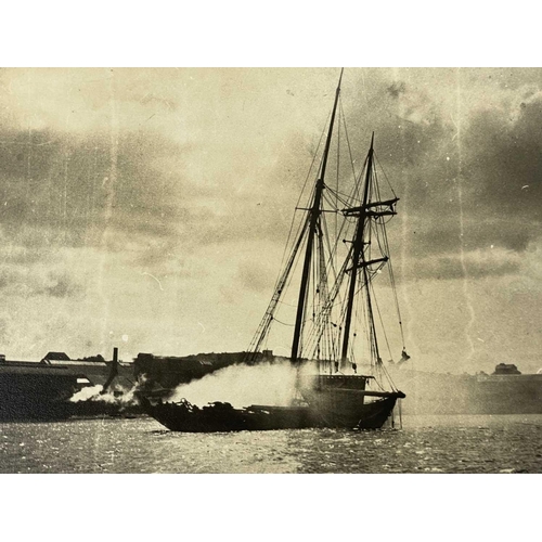 187 - Shipwreck Photographs Falmouth, Maenporth, St. Mawes &c. &c. The steel barque 'Andromeda' on Killyge... 