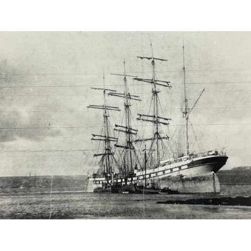 187 - Shipwreck Photographs Falmouth, Maenporth, St. Mawes &c. &c. The steel barque 'Andromeda' on Killyge... 