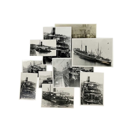 187 - Shipwreck Photographs Falmouth, Maenporth, St. Mawes &c. &c. The steel barque 'Andromeda' on Killyge... 