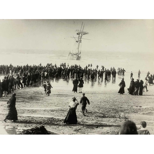 190 - Shipwreck Photographs North Coast of Cornwall The 'S.V. Henry Harvey', 21cm x 30.5cm; The 'ss.Rosali... 