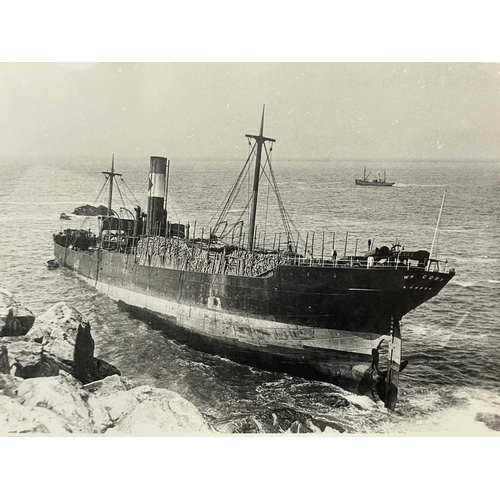 190 - Shipwreck Photographs North Coast of Cornwall The 'S.V. Henry Harvey', 21cm x 30.5cm; The 'ss.Rosali... 