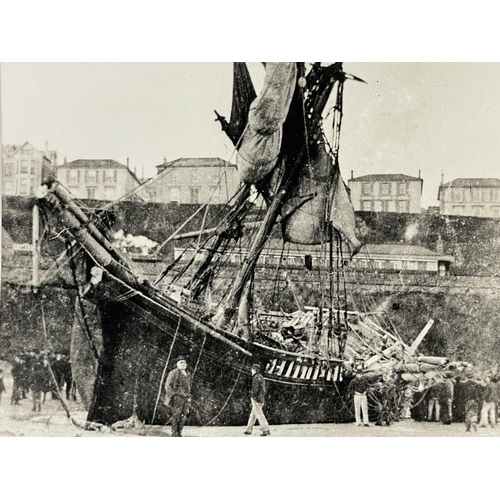 190 - Shipwreck Photographs North Coast of Cornwall The 'S.V. Henry Harvey', 21cm x 30.5cm; The 'ss.Rosali... 