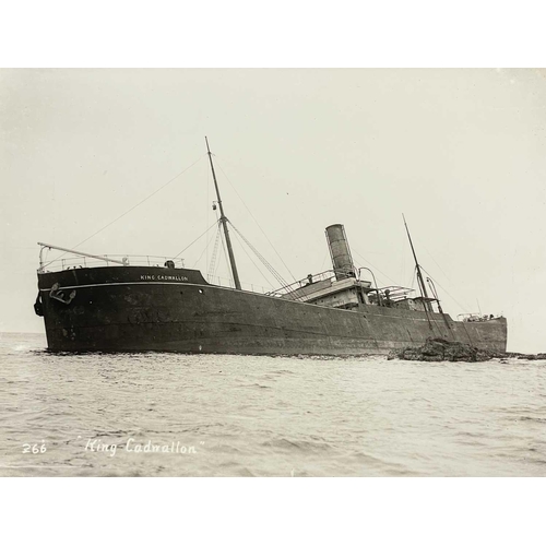 192 - Shipwreck Photographs The Islands of Scilly Two views of the bow section of the 'ss.Plympton', after... 