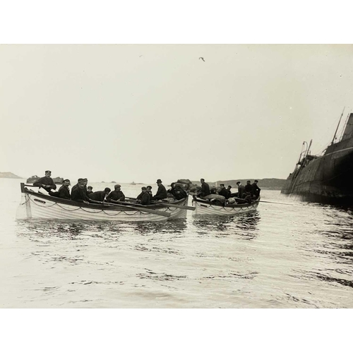 192 - Shipwreck Photographs The Islands of Scilly Two views of the bow section of the 'ss.Plympton', after... 