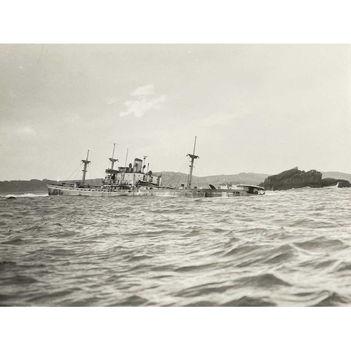 192 - Shipwreck Photographs The Islands of Scilly Two views of the bow section of the 'ss.Plympton', after... 