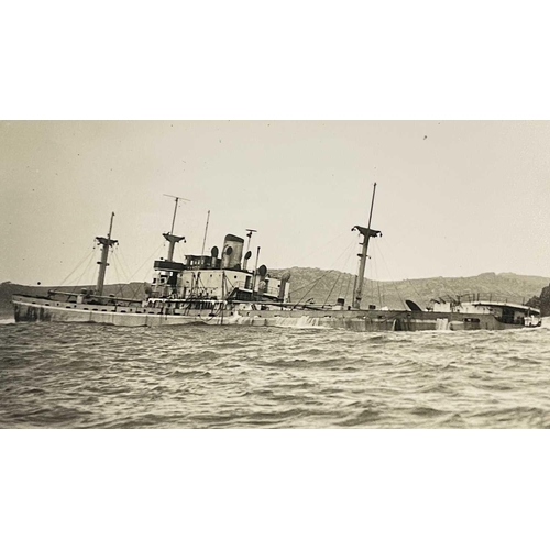 192 - Shipwreck Photographs The Islands of Scilly Two views of the bow section of the 'ss.Plympton', after... 