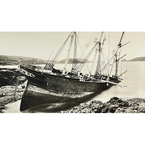 192 - Shipwreck Photographs The Islands of Scilly Two views of the bow section of the 'ss.Plympton', after... 