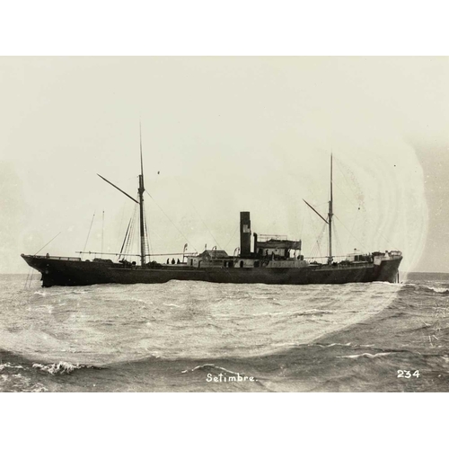 192 - Shipwreck Photographs The Islands of Scilly Two views of the bow section of the 'ss.Plympton', after... 