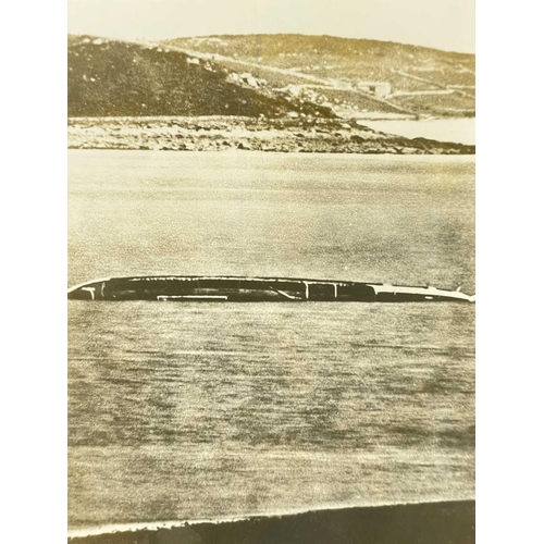 192 - Shipwreck Photographs The Islands of Scilly Two views of the bow section of the 'ss.Plympton', after... 