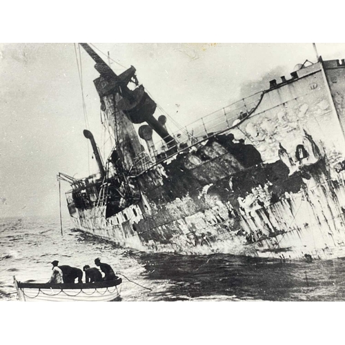 193 - Shipwreck Photographs The Islands of Scilly Two views of the Landing Craft (Tank) 'LCT.354', driven ... 