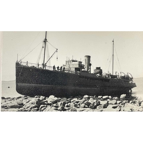 194 - Shipwreck Photography The Isles of Scilly A negative showing the full rigged iron sailing vessel 'Ar... 