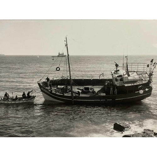 194 - Shipwreck Photography The Isles of Scilly A negative showing the full rigged iron sailing vessel 'Ar... 