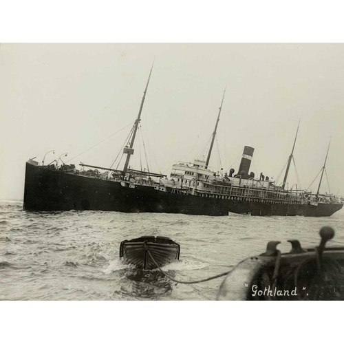 195 - Shipwreck Photographs The Isles of Scilly St Mary's lifeboat RNLI 'Elsie' standing by the Lowestoft ... 