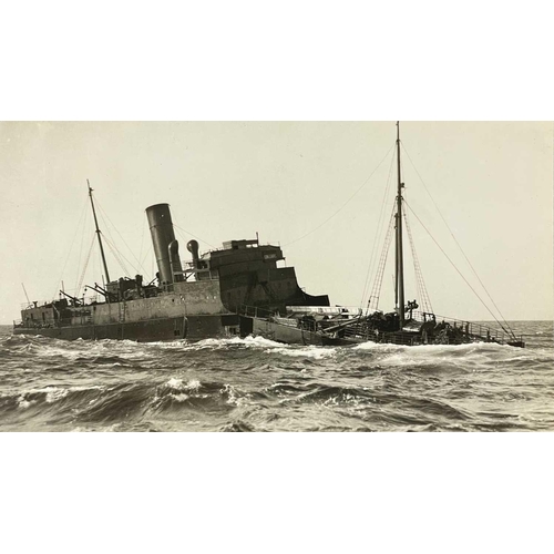 195 - Shipwreck Photographs The Isles of Scilly St Mary's lifeboat RNLI 'Elsie' standing by the Lowestoft ... 