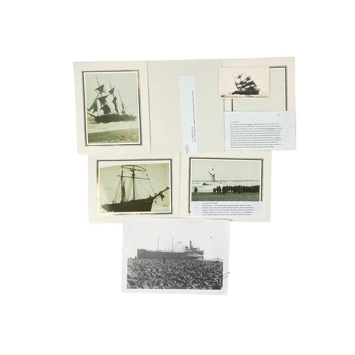 197 - Shipwreck Photographs Norfolk, Essex, Durham, Lincolnshire &c. &c. A large collection of mostly good... 