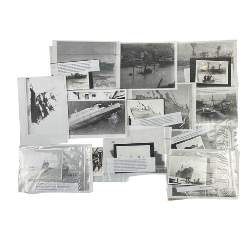 197 - Shipwreck Photographs Norfolk, Essex, Durham, Lincolnshire &c. &c. A large collection of mostly good... 