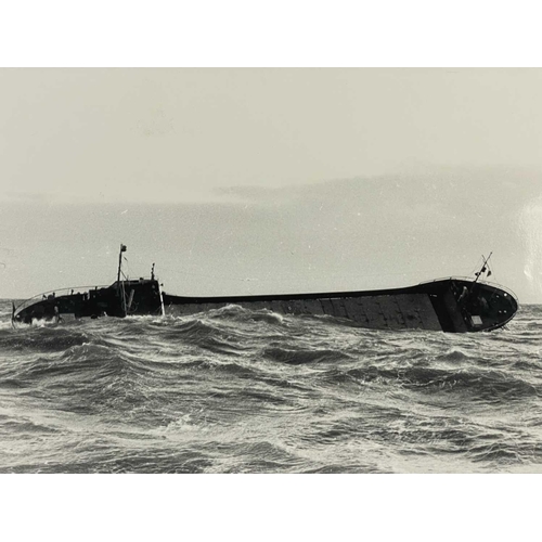 204 - Shipwreck Photographs Around Britain, mostly the East Coast Photographs include five M.V. Sea Rhine,... 