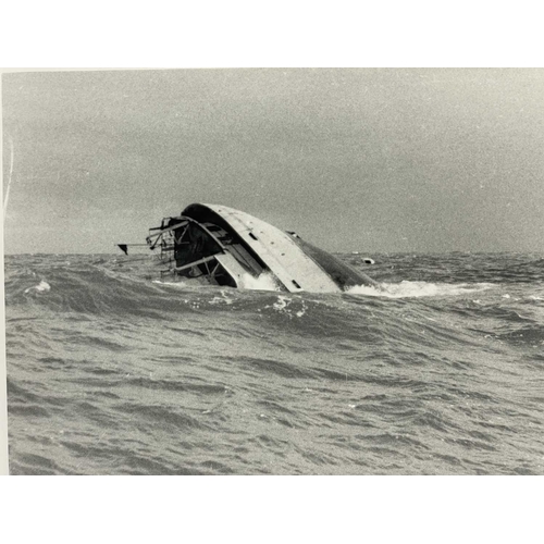 204 - Shipwreck Photographs Around Britain, mostly the East Coast Photographs include five M.V. Sea Rhine,... 