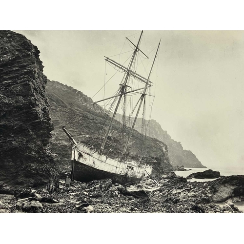 206 - Shipwreck Photographs A collection of good quality later prints Almost all backed onto boards with a... 