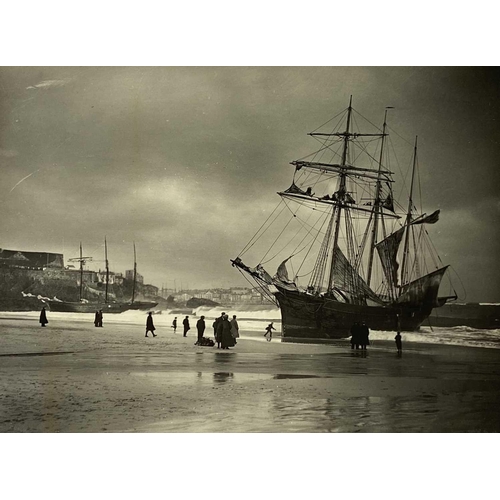 207 - Shipwreck Photographs A collection of (Mostly) good quality later prints by Gibson Most backed onto ... 