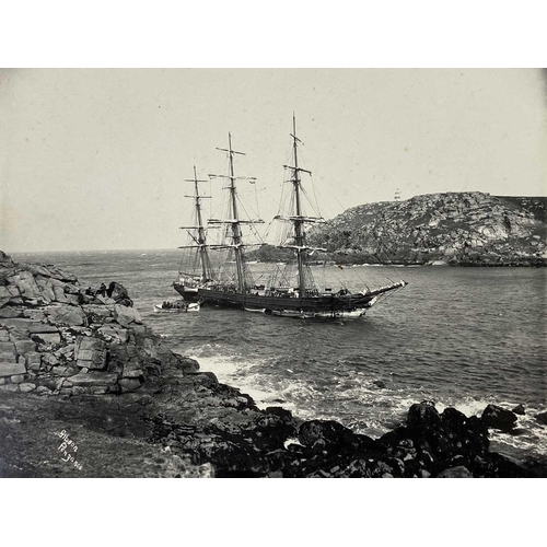 207 - Shipwreck Photographs A collection of (Mostly) good quality later prints by Gibson Most backed onto ... 