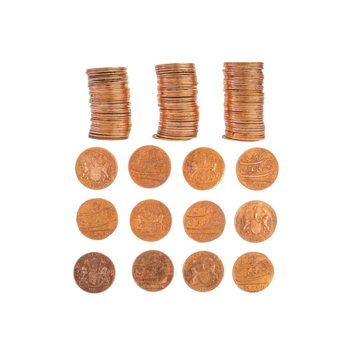 3 - Admiral Gardner, 1809 100 copper, 20 Cash coins or tokens From the wreck of the Honourable English E... 