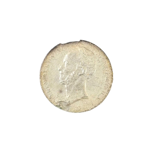 40 - A Silver Dutch 2.5 Guilder, 1848 From wreck of the Vansittart, 1856, in the South China Sea, 24.1g; ... 