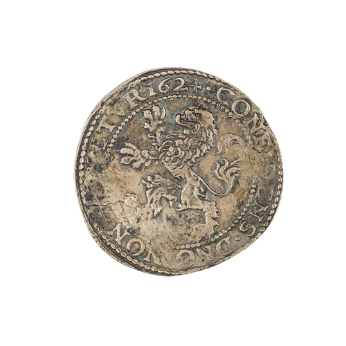 41 - A Silver Dutch Lion Daalder, West Friesland, 1624 From the wreck of the Campen. On the Needles, IOW,... 