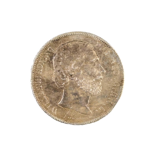 60 - A Silver Dutch 2.5 Guilder, unknow mint, 1850 From the wreck of the Vansittart, South China Sea, 185... 