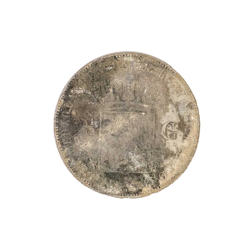 60 - A Silver Dutch 2.5 Guilder, unknow mint, 1850 From the wreck of the Vansittart, South China Sea, 185... 