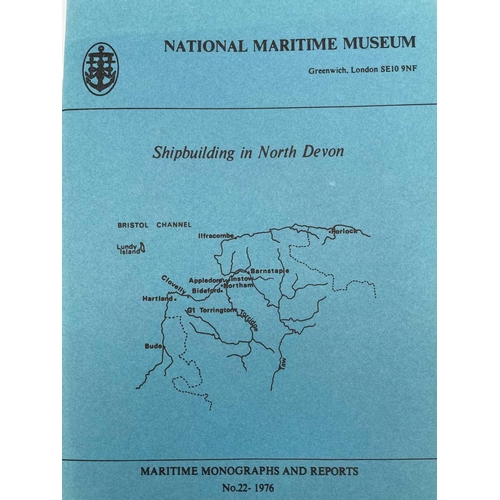 70 - The Richard Larn Archive 'Ship Building in North Devon,' Maritime Monographs and Reports, No.22, 197... 