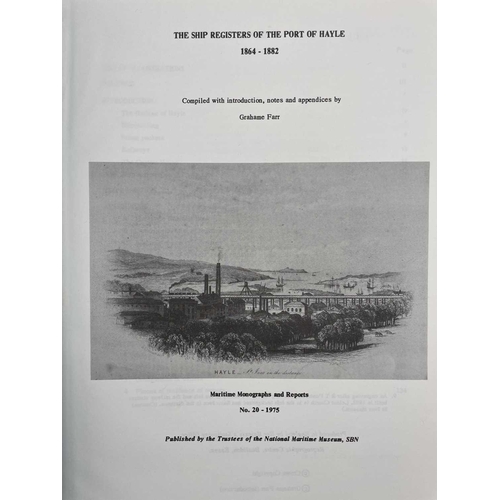 70 - The Richard Larn Archive 'Ship Building in North Devon,' Maritime Monographs and Reports, No.22, 197... 