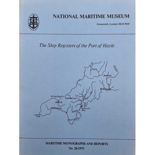 70 - The Richard Larn Archive 'Ship Building in North Devon,' Maritime Monographs and Reports, No.22, 197... 