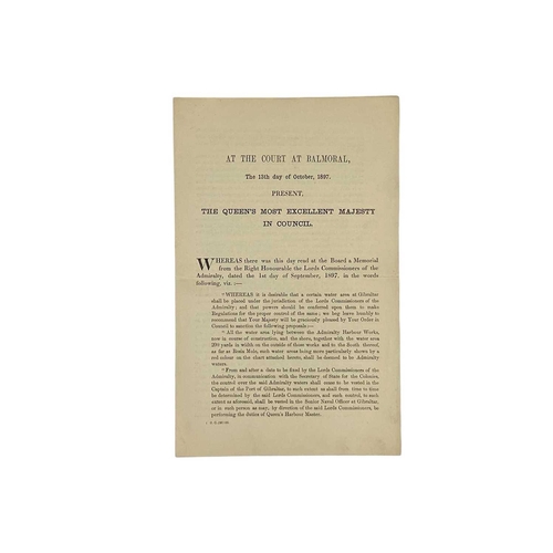 71 - The Richard Larn Archive C.L. Peel. 'At the Court at Balmoral, The 13th day of October, 1897. Presen... 