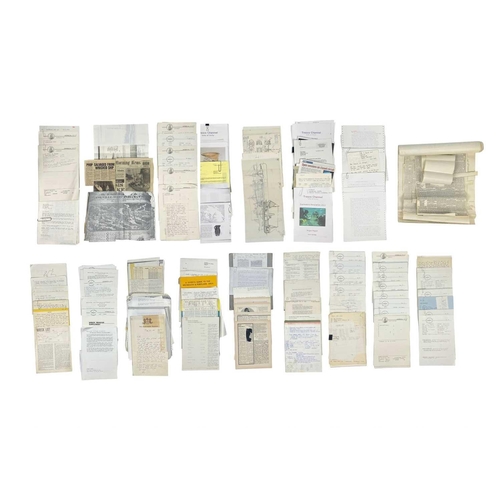 74 - The Richard Larn Archive Small Folder titled 'Keast Collection - Ships & Shipping Note' with detaile... 