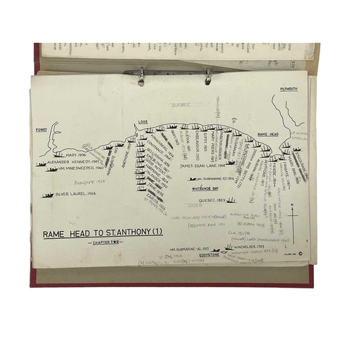 83 - The Richard Larn Archive Seven folders used as a reference for Richard Larn's early writings. This r... 