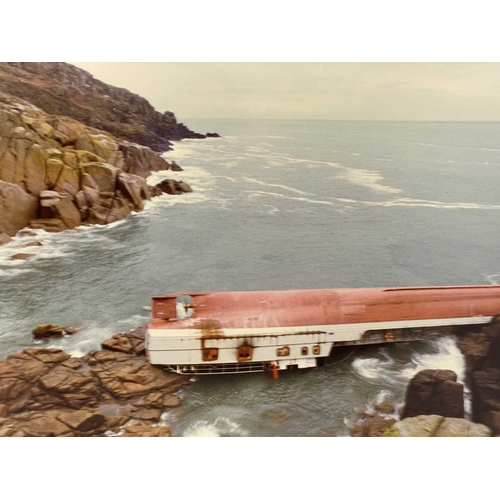 99 - *****RNLI Charity Lot***** Nine colour photographs of the 'Union Star', at its final resting place, ... 