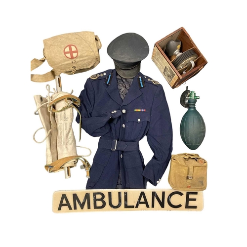 1129 - The Ambulance Service Items from a dedicated ambulance service display Including a vintage ambulance... 