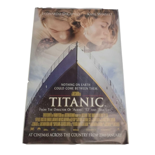 1152 - An Original Titanic Billboard Poster Showing the faces of Jack (Leonardo DiCaprio)and Rose (Kate Win... 