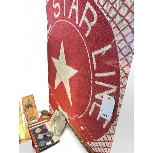 124 - White Star Line Replica blanket and other replicas