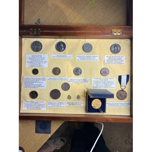 182 - Nelson A collection of medals including two Davison's Nile medals