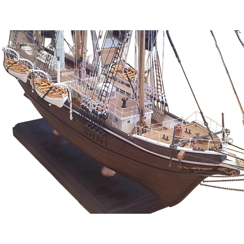 501 - A fine scale model of Ernest Shackleton's Endurance by Ukrainian model-maker, Vitaliy Vrubel Commiss... 