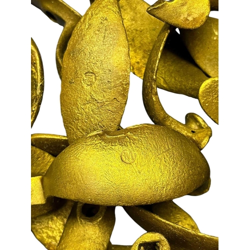 562 - Santo Andre, Cape Verde 1856 A collection of brass trigger guards most marked 'M' together with vari... 